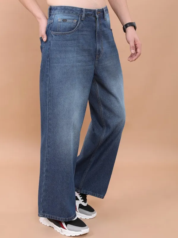  Highlander Men Blue Relaxed Fit Clean Look Jeans