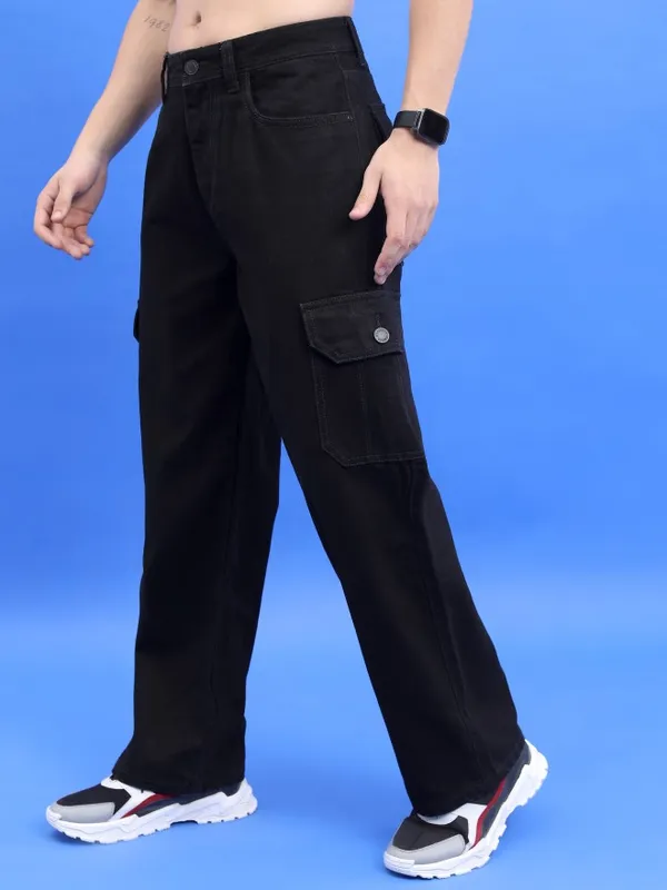 Men Wide Leg Jeans