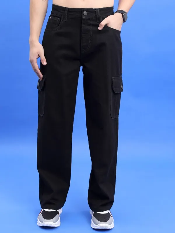Men Wide Leg Jeans