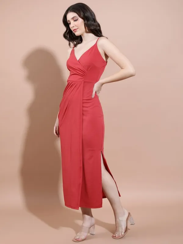 Solid Maxi Dress