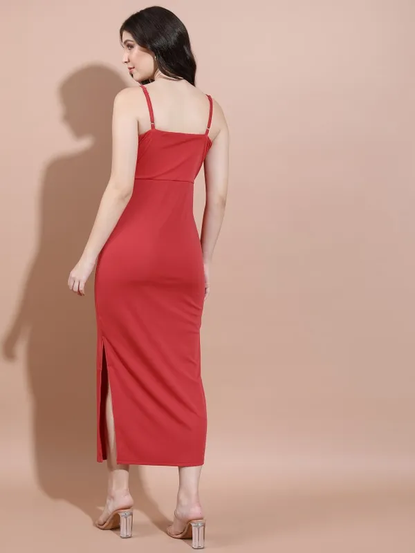 Solid Maxi Dress