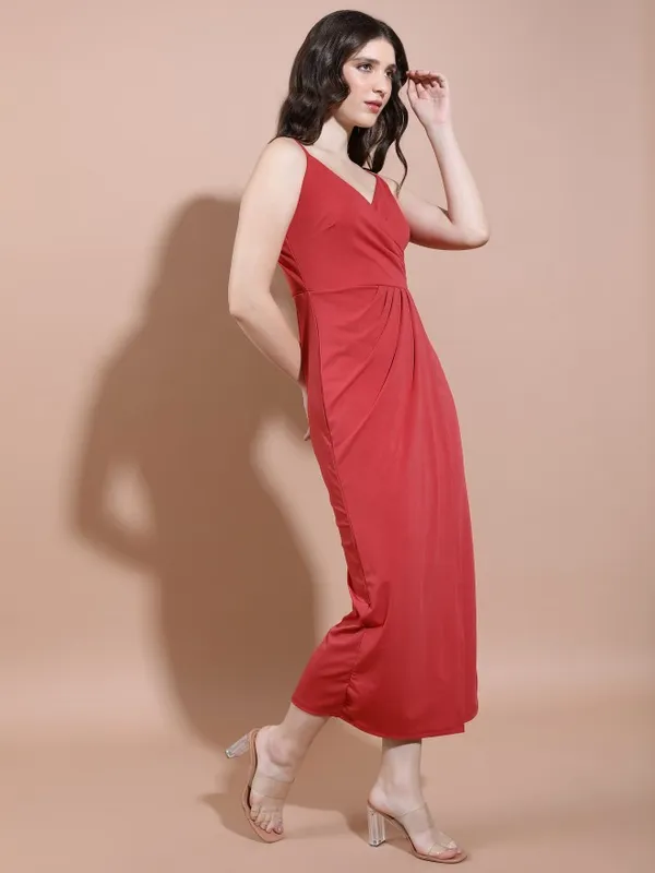 Solid Maxi Dress
