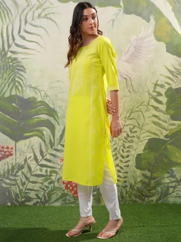 Printed Straight Kurta