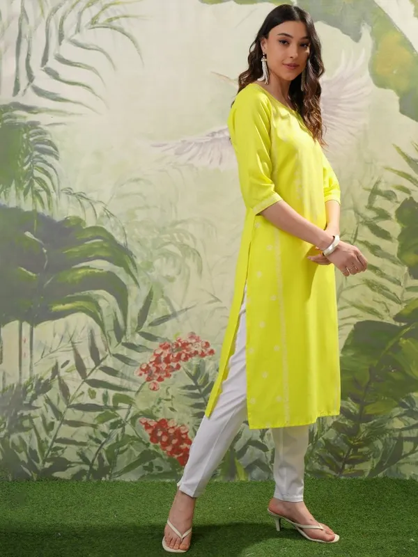 Printed Straight Kurta