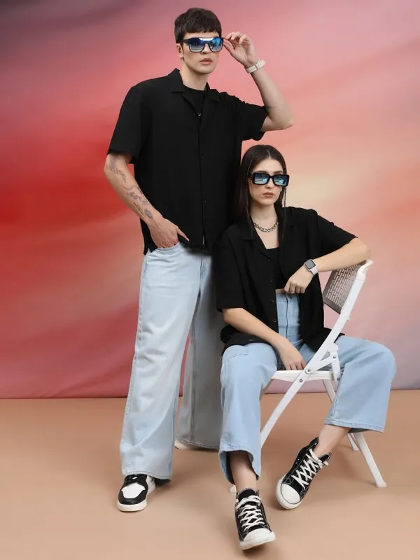 Unisex Oversized Fit Casual Shirt