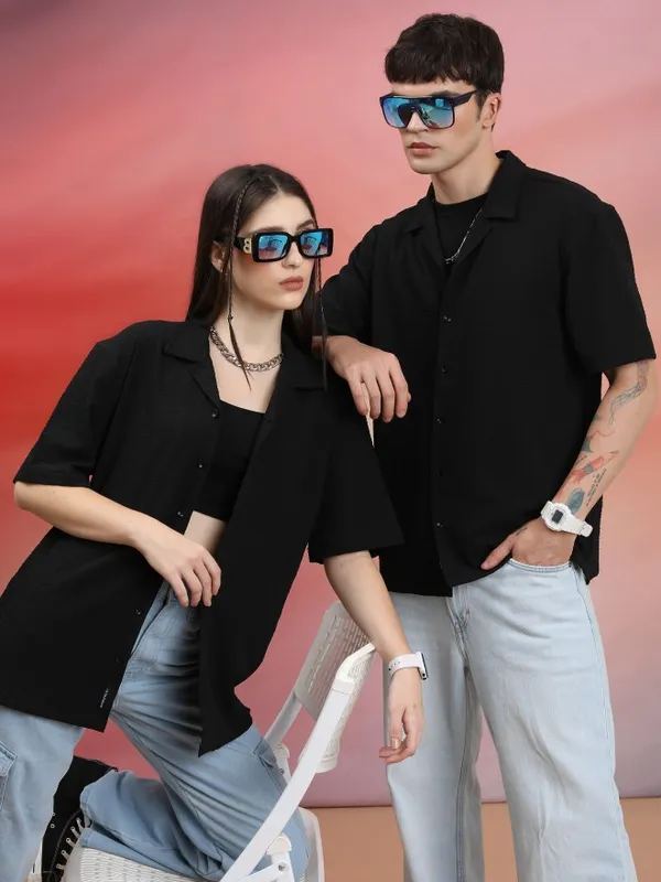 Unisex Oversized Fit Casual Shirt