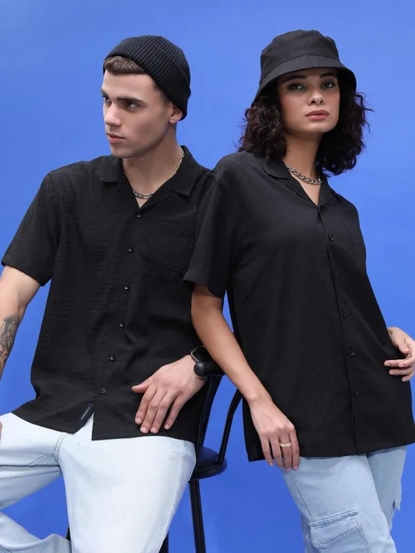 Unisex Oversized Fit Casual Shirt