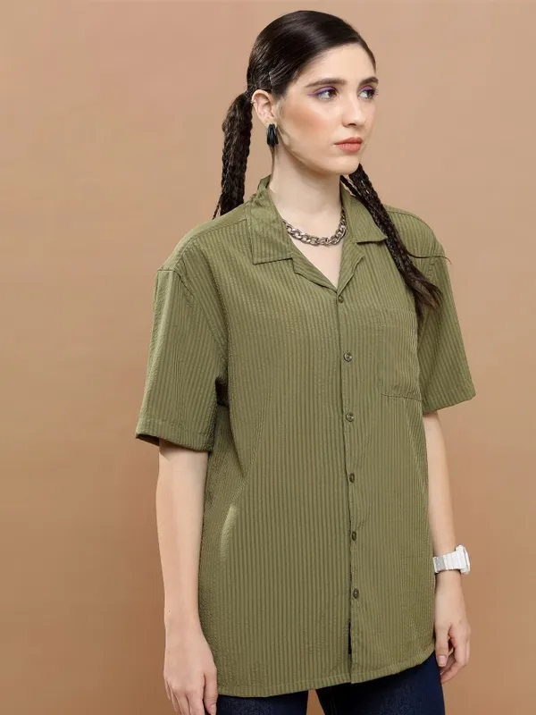 Unisex Oversized Fit Casual Shirt