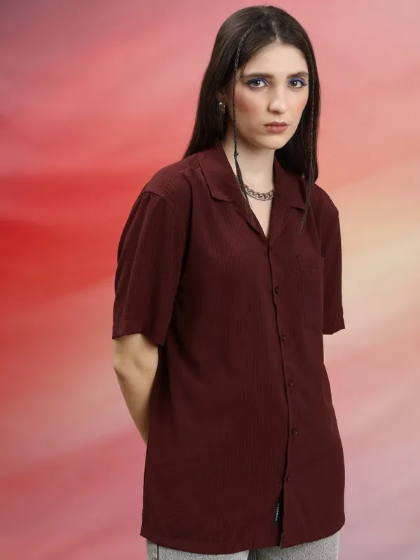 Unisex Oversized Fit Casual Shirt