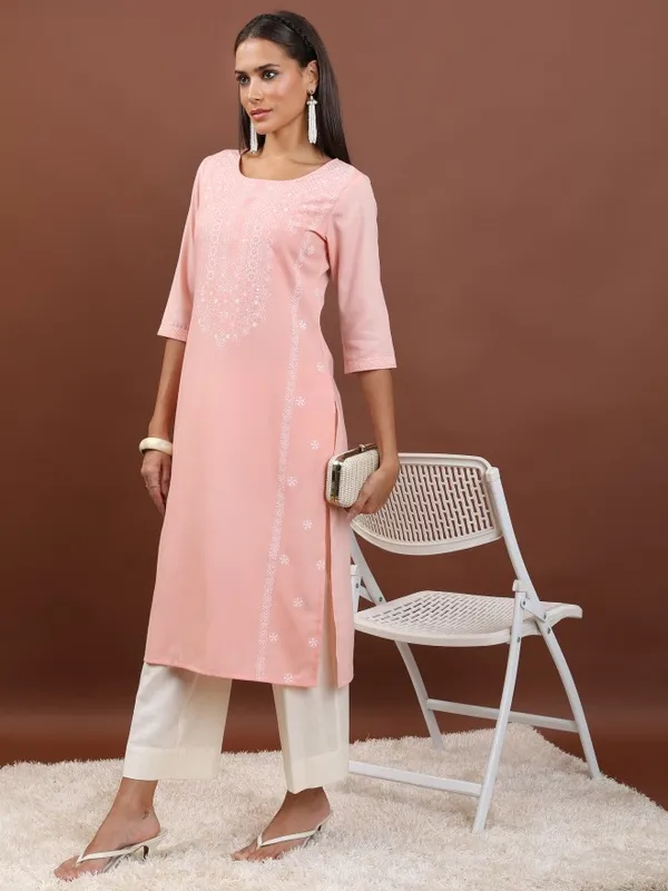 Printed Straight Kurta