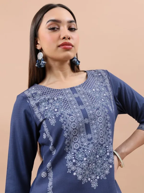 Printed Straight Kurta