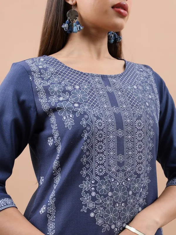 Printed Straight Kurta