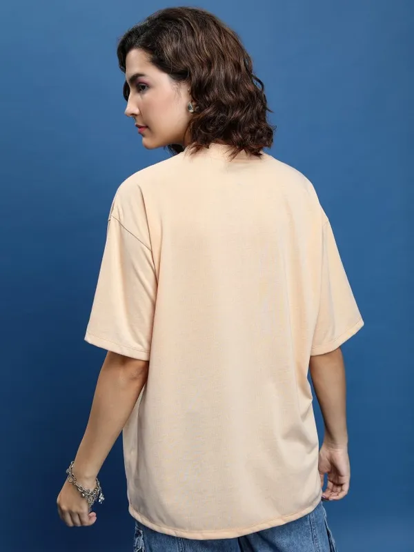 Printed Oversized Fit T-Shirt