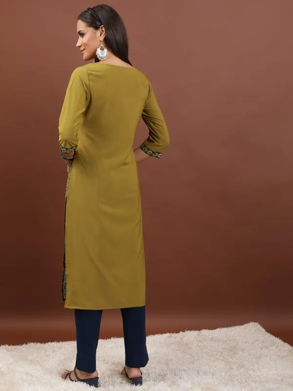 Printed Straight Kurta