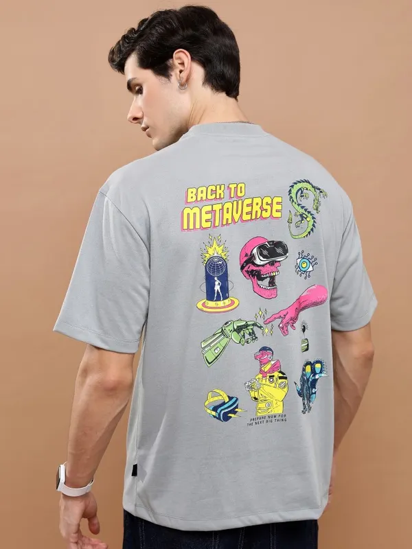 Unisex Round Neck Printed T-Shirt