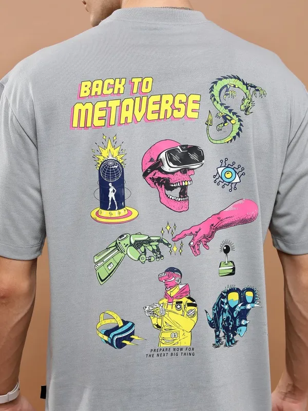 Unisex Round Neck Printed T-Shirt