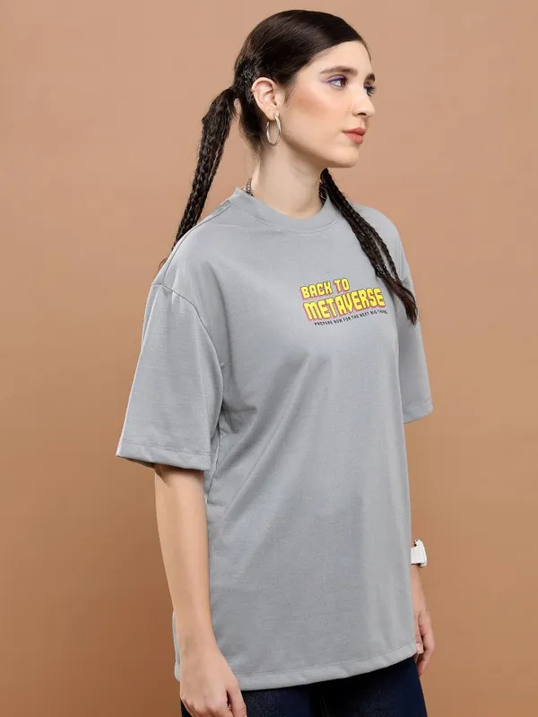 Unisex Round Neck Printed T-Shirt