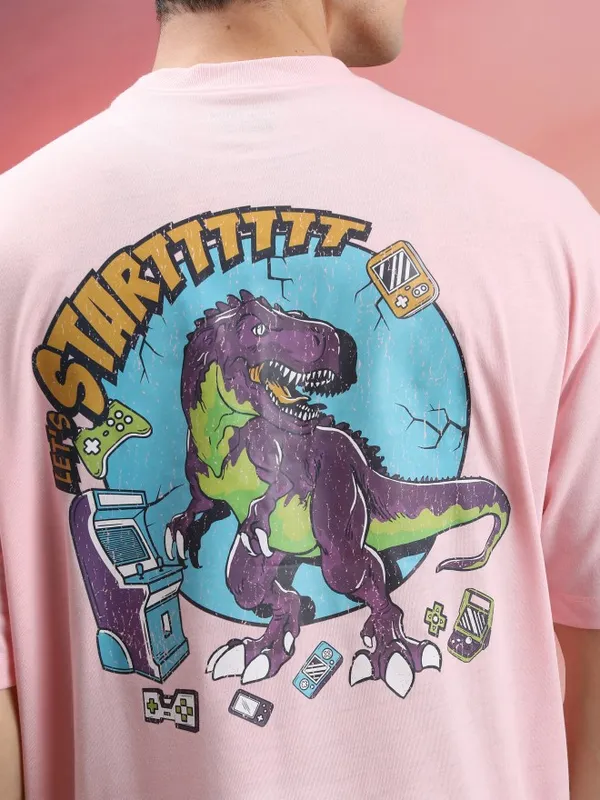 Unisex Printed Round Neck T-Shirt