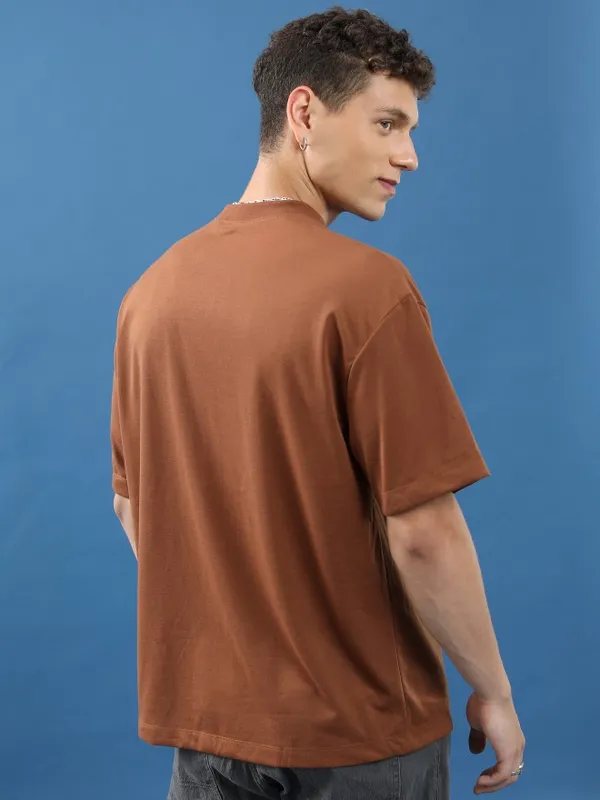 Unisex Printed Oversized Fit T-Shirt