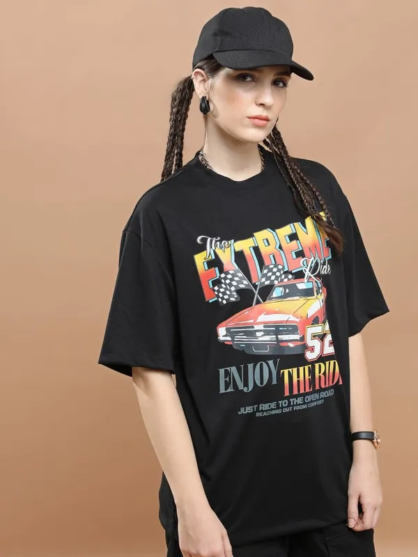 Unisex Round Neck Printed T-Shirt