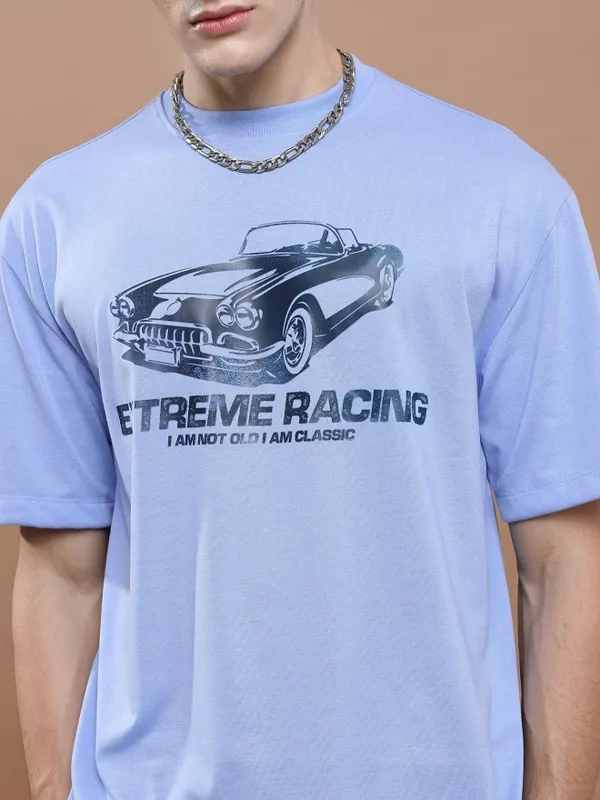 Unisex Round Neck Printed T-Shirt