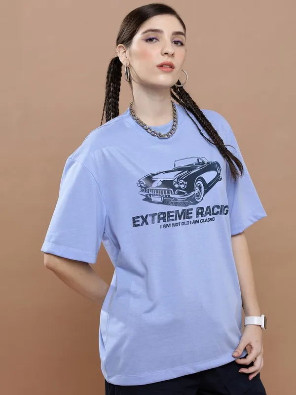 Unisex Round Neck Printed T-Shirt