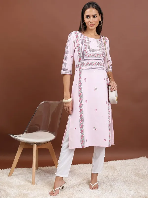 Printed Straight Kurta