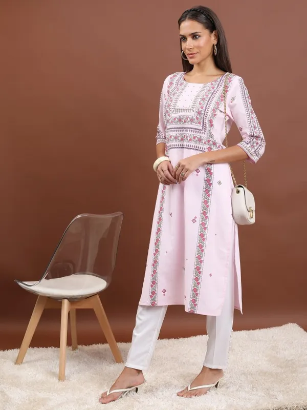 Printed Straight Kurta