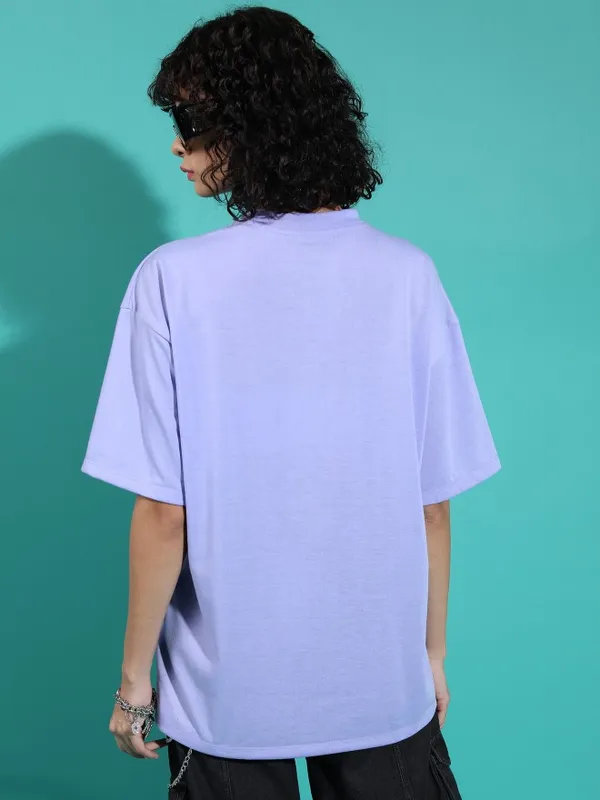 Printed Oversized Fit T-Shirt