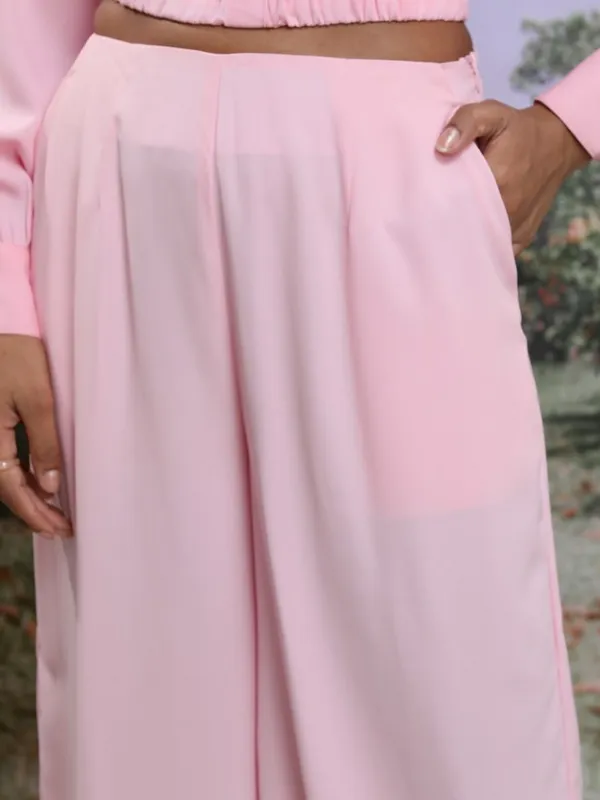  Tokyo Talkies Women Pink Co-Ords