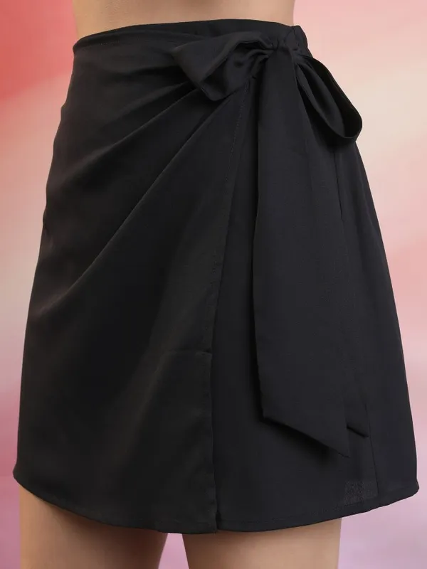 Wrap Mini Skirt