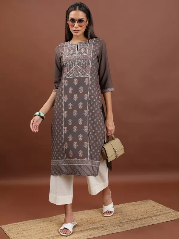 Printed Straight Kurta