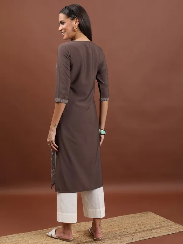 Printed Straight Kurta
