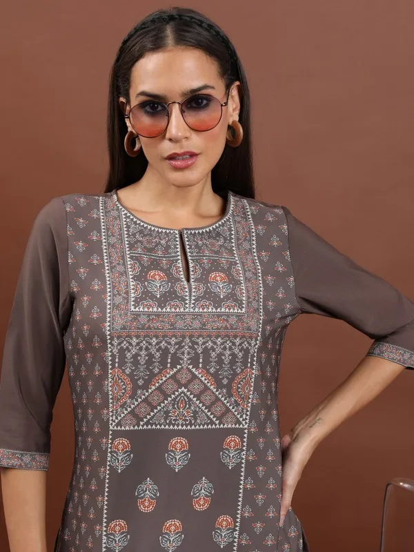 Printed Straight Kurta