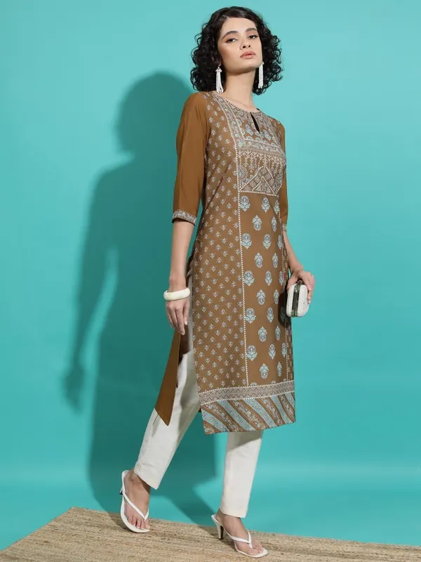 Floral Straight Kurta