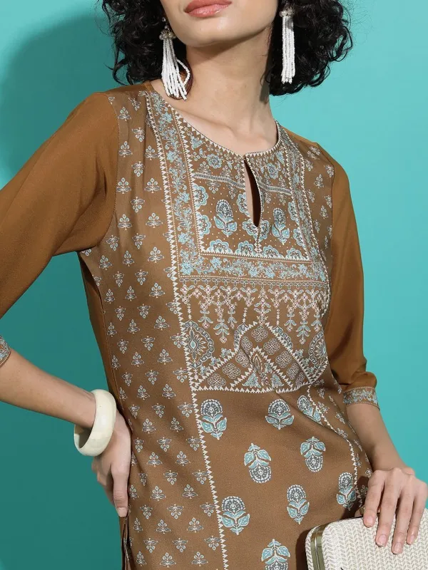 Floral Straight Kurta