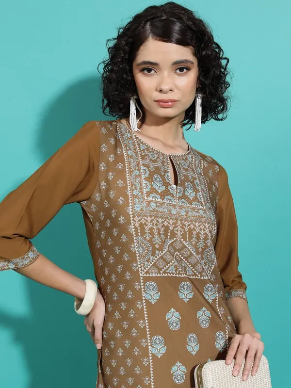 Floral Straight Kurta