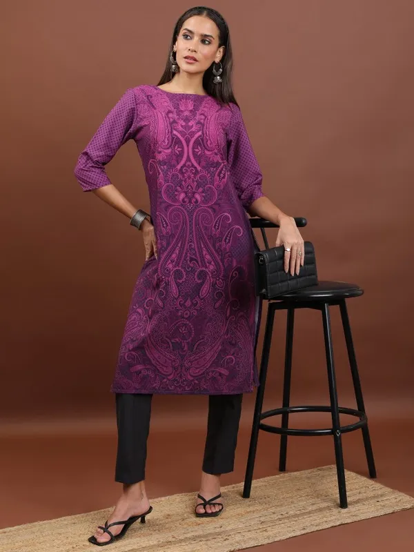 Printed Straight Kurta
