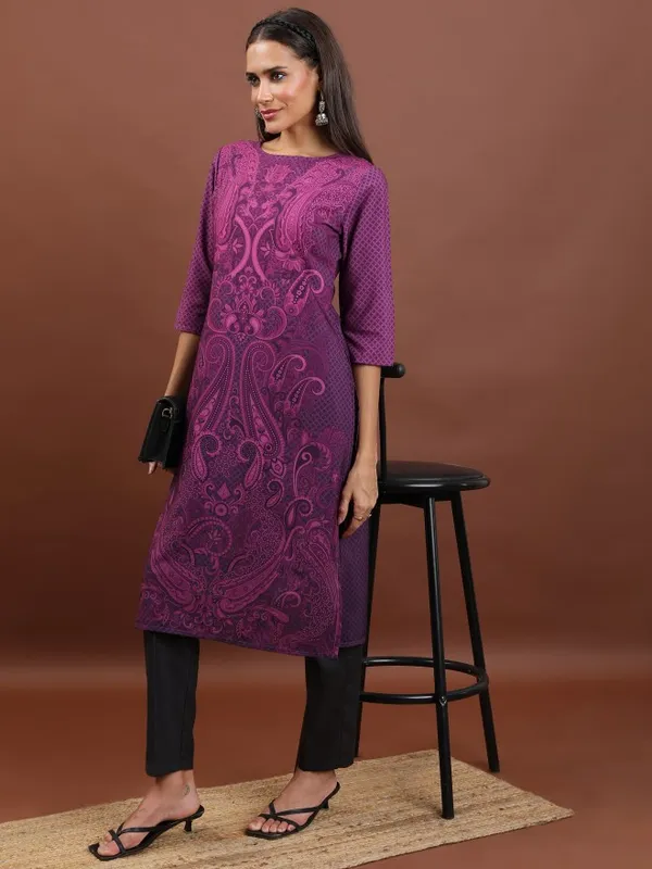 Printed Straight Kurta