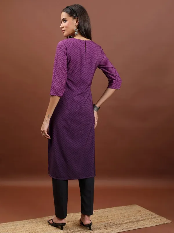 Printed Straight Kurta