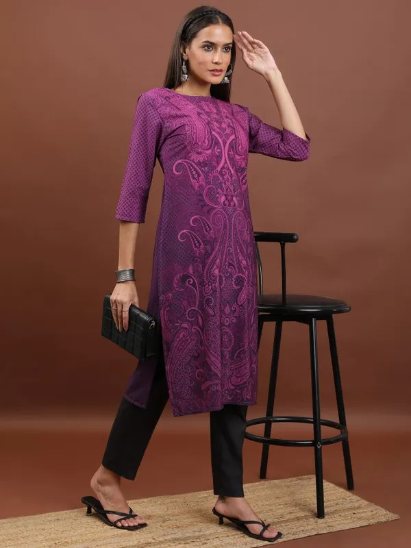 Printed Straight Kurta