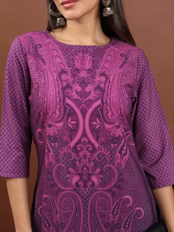 Printed Straight Kurta