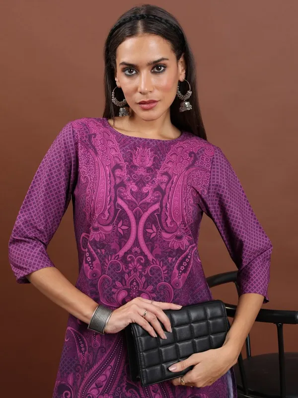 Printed Straight Kurta