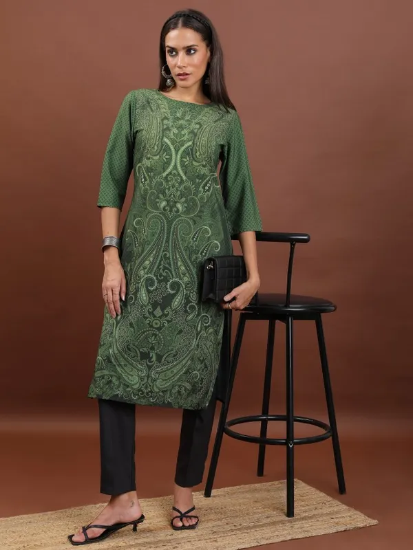 Printed Straight Kurta