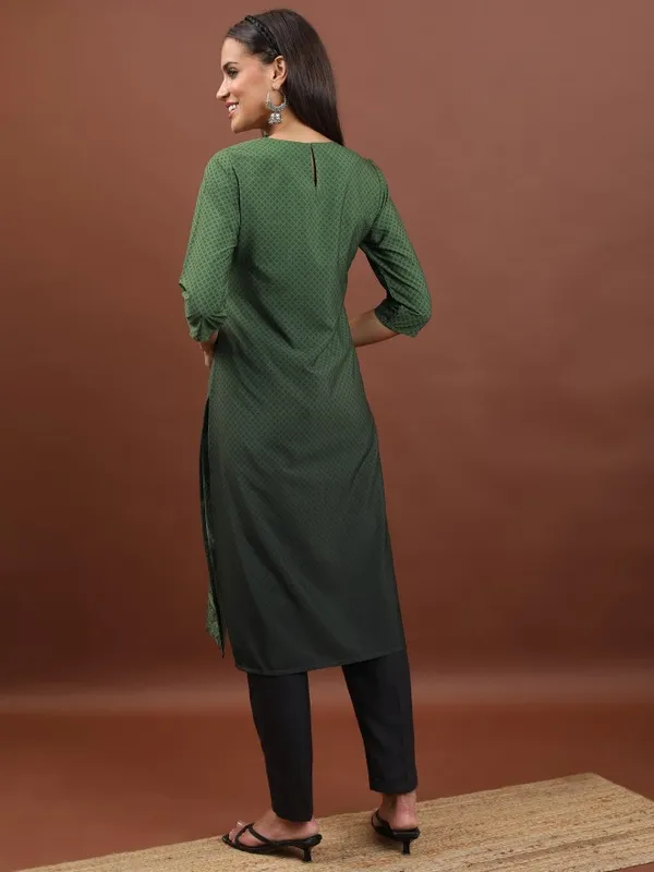 Printed Straight Kurta