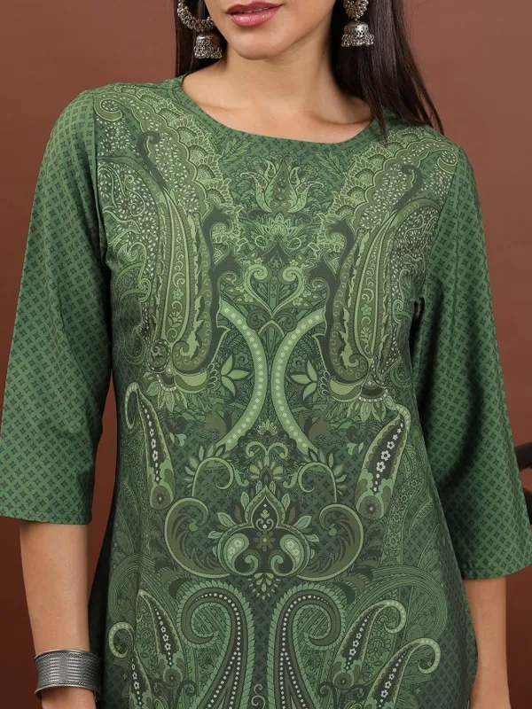 Printed Straight Kurta