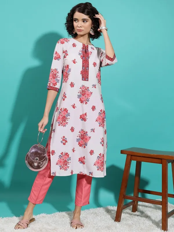 Printed Straight Kurta
