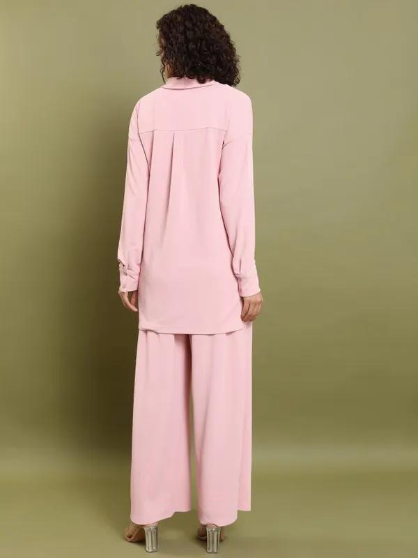  Tokyo Talkies Women Pink Co-Ords