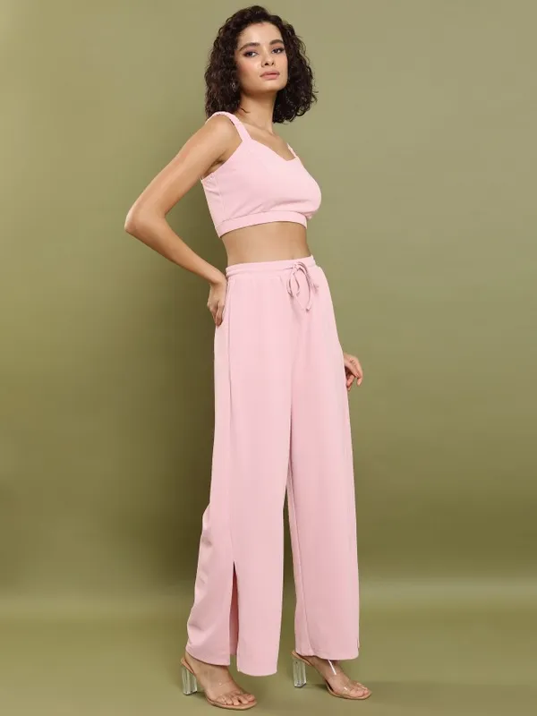  Tokyo Talkies Women Pink Co-Ords