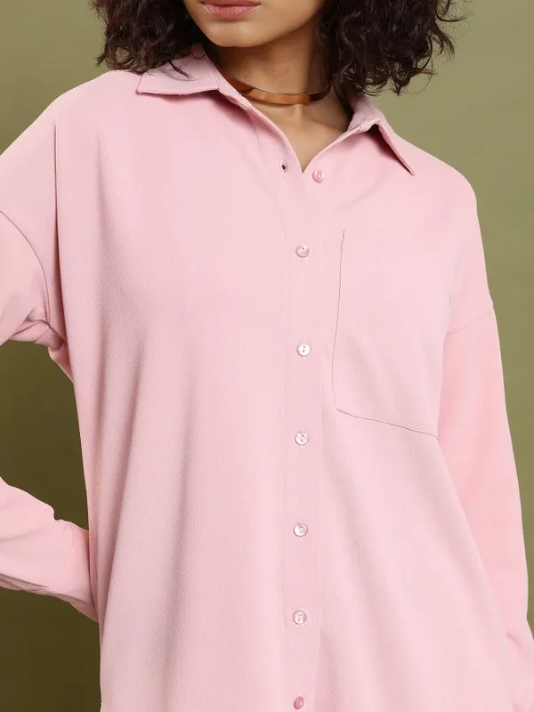  Tokyo Talkies Women Pink Co-Ords